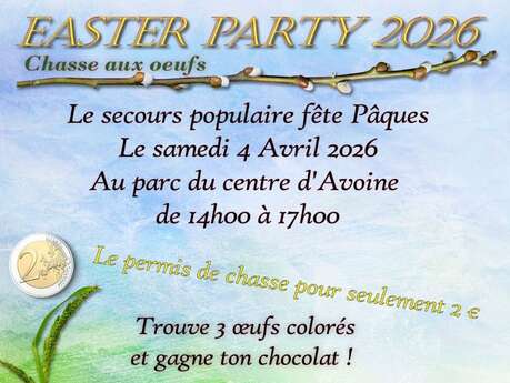 Chasse aux oeufs au Centre social du Véron