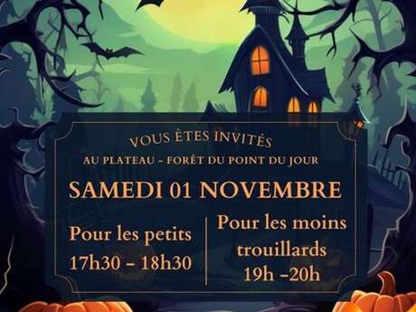 Le chemin de la terreur animation Halloween
