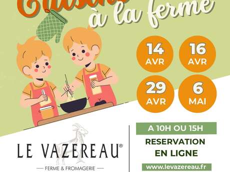 Activités pour les enfants à la Ferme et Fromagerie Le Vazereau