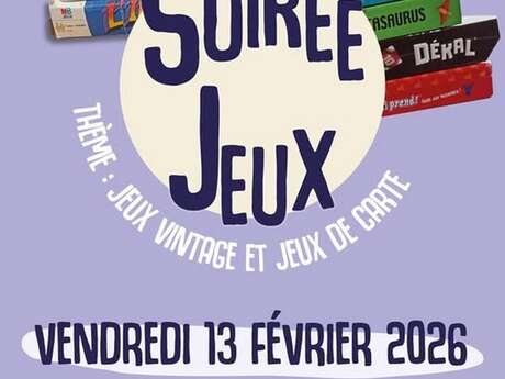Soirée jeux à la Ludothèque des Réchées