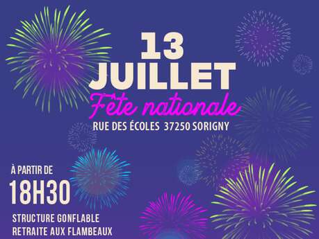 Fête nationale à Sorigny – Le rendez-vous de l'été !