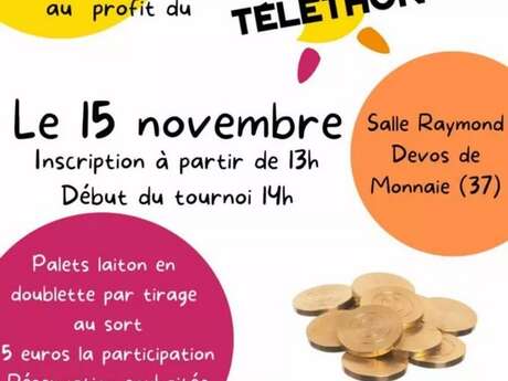 Concours de palets au profit du Téléthon