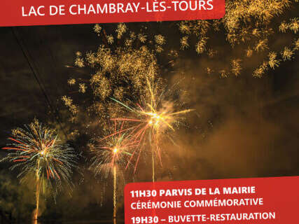 Feu d'artifice au lac de Chambray - Jeudi 13 juillet