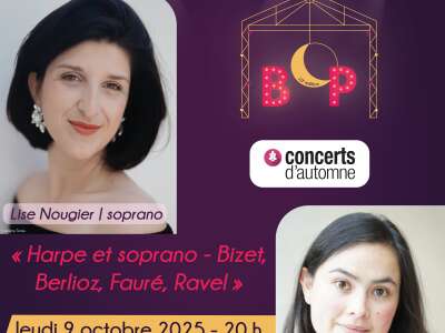 « Hors les murs des Concerts d'automne » Harpe et Soprano - Bléré Opéra de Poche