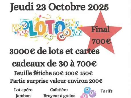 Loto du Club de l'Amitié