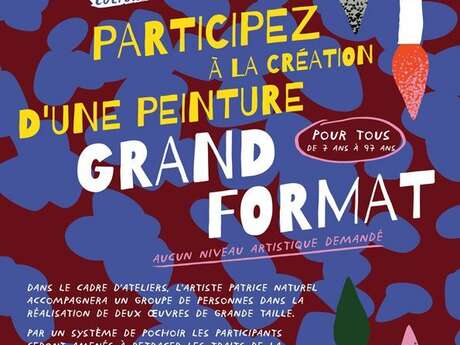 Participez à la création d'une peinture grand format