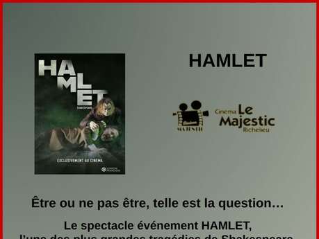 HAMLET Théâtre au cinéma de Richelieu avec la Comédie Française