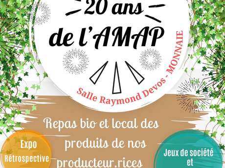 Les 20 ans de l'AMAP Monnaie