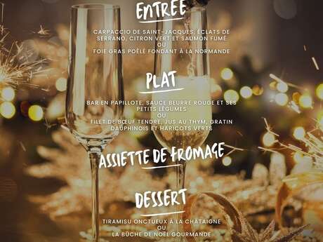 Soirée du réveillon à la Taverne de la Métairie