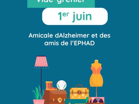 Brocante de l'Amicale Alzheimer et amis de l'EPHAD