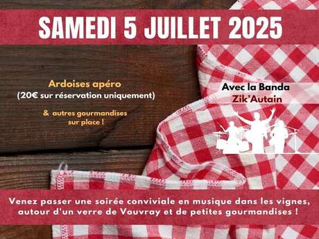 Apéro dans les vignes