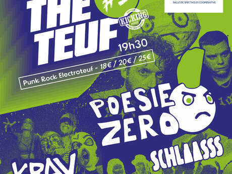 Poésie Zéro + Krav Boca + Schlaasss + King Kong Meuf