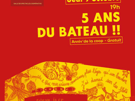 5 ans du Bateau Mapping géant
