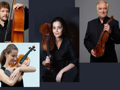 Quatuor à cordes de musiciens de l’Orchestre de Paris au Château d'Artigny