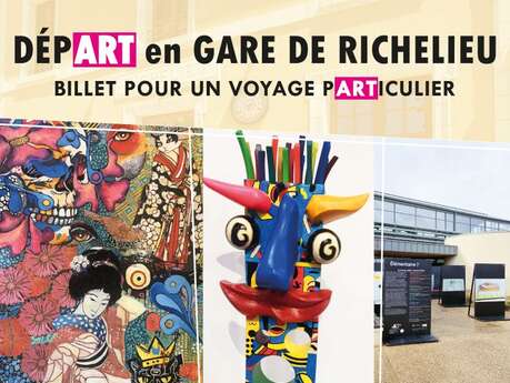 DEPART EN GARE DE RICHELIEU