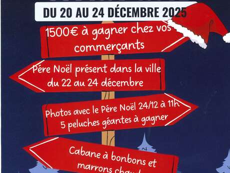 Les commerçants de Montrichard fêtent noël