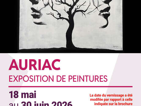 Vernissage  de l'exposition d'Auriac