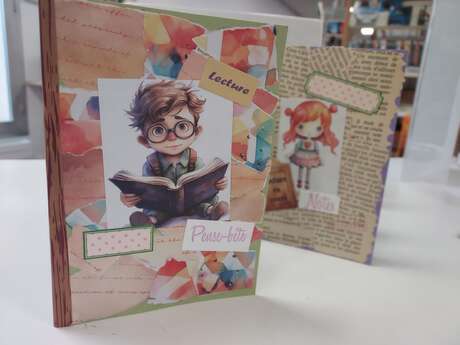 Atelier parent-enfant "Fabrication d'un carnet de lecture"