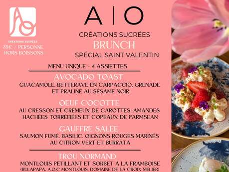 Brunch spécial Saint-Valentin chez AO Créations Sucrées