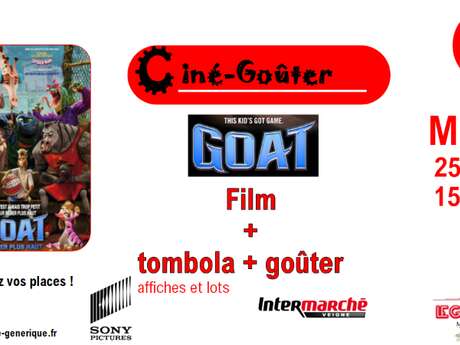 Ciné Goûter avec le film d'animation Goat