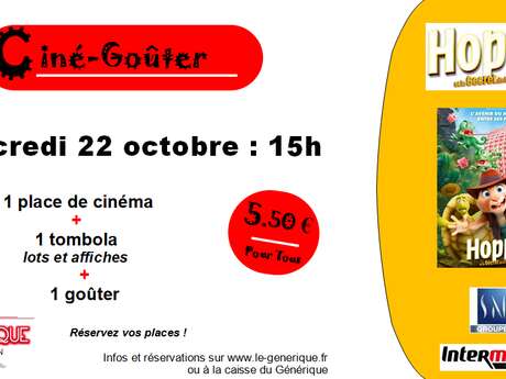 Ciné goûter Hopper et le secret de la marmotte