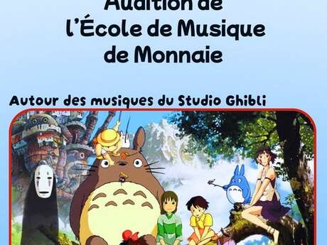 Concert des élèves de l'école de musique de Monnaie