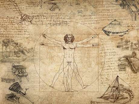 Exposition : maquettes d'après les croquis de Léonard de Vinci