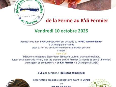Déambulation Gourmande de la Ferme au K'di Fermier