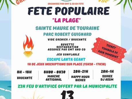 Fête populaire "La Plage"