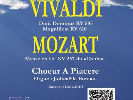 Concert Vivaldi et Mozart - Choeur A Piacere
