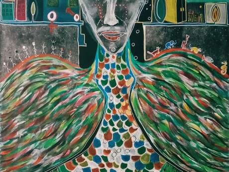 Vernissage de l'exposition de peintures de Céline Secouet