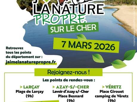 J'aime la nature propre sur le Cher - Véretz