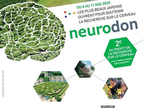 Jardins Ouverts pour le Neurodon Château de la Bourdaisière