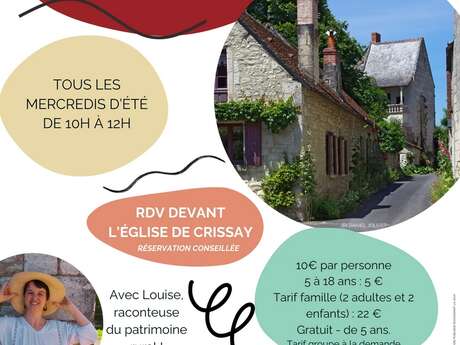 Visite guidée de Crissay-sur-Manse