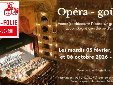 Opéra- Goûter dans le cadre des microfolies (musée numérique)