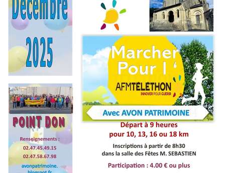 Marcher pour l'AFM-Téléthon