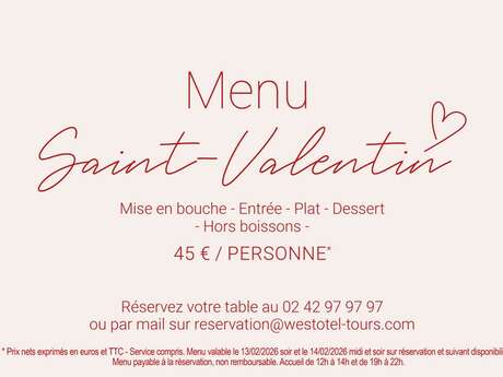 Saint-Valentin au Westotel Tours