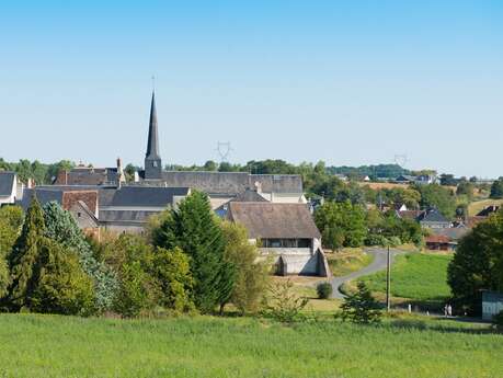Semblançay, Le Serrain, Pernay, St-Roch, Charentilly - Boucle à vélo n°53