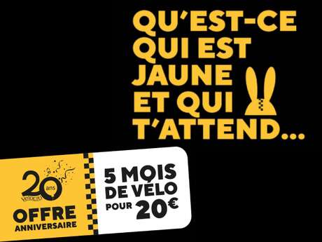Tarif anniversaire Velociti