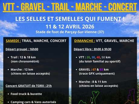 Les Selles et Semelles qui fument ! (VTT, gravel, marche et trail)