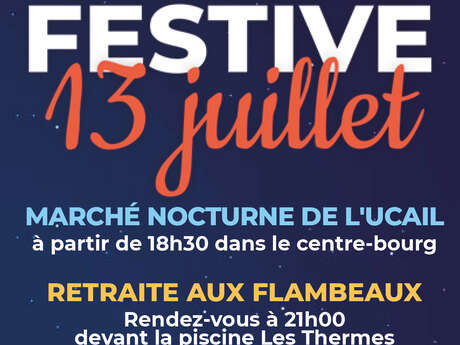Soirée festive du 13 juillet Soirée festive du 13 juillet