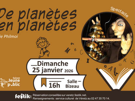 Spectacle jeune public - De Planètes en Planètes