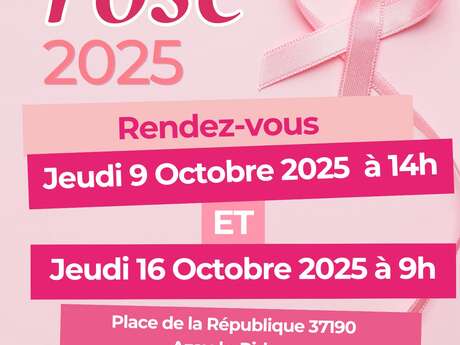 Journée sur le thème d'Octobre Rose par le MFR d'Azay-le-Rideau