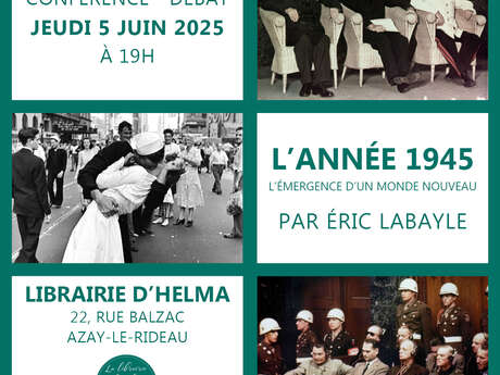 Conférence - Débat à la librairie d'Helma