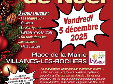 Marché de noël à Villaines-les-Rochers