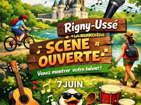 Balade et scène ouverte au bord de l'Indre