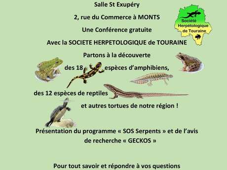 Conférence sur les amphibiens et reptiles