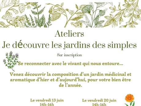 ateliers au jardin d'Herbarrium