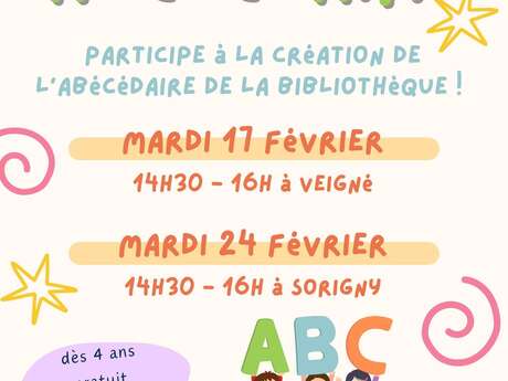 Atelier Abécédaire à la Bibliothèque