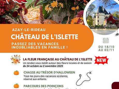 Vacances de la Toussaint au Château de l'Islette